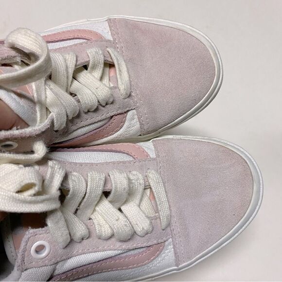 Vans Bmx Old Skool skater Shoes light pink leather suede Angie mens - 4 - Picture 5 of 15